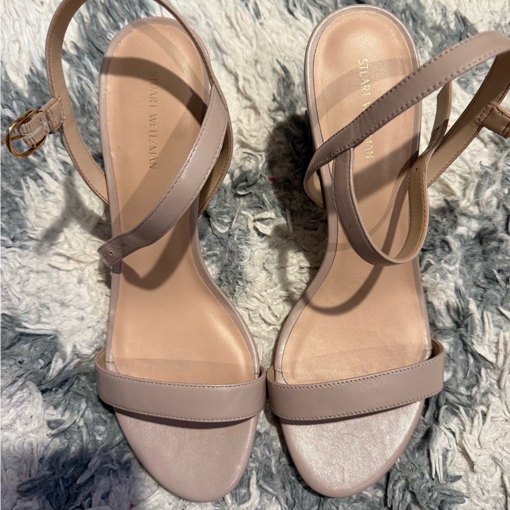 Stuart Weitzman Tan Strappy Sandals UNWORN